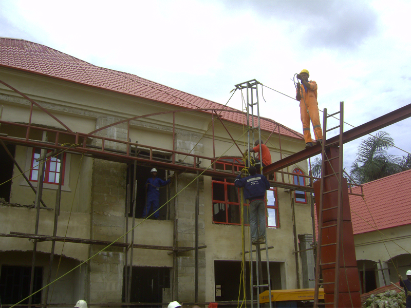 slawd peters filling station structural work 2